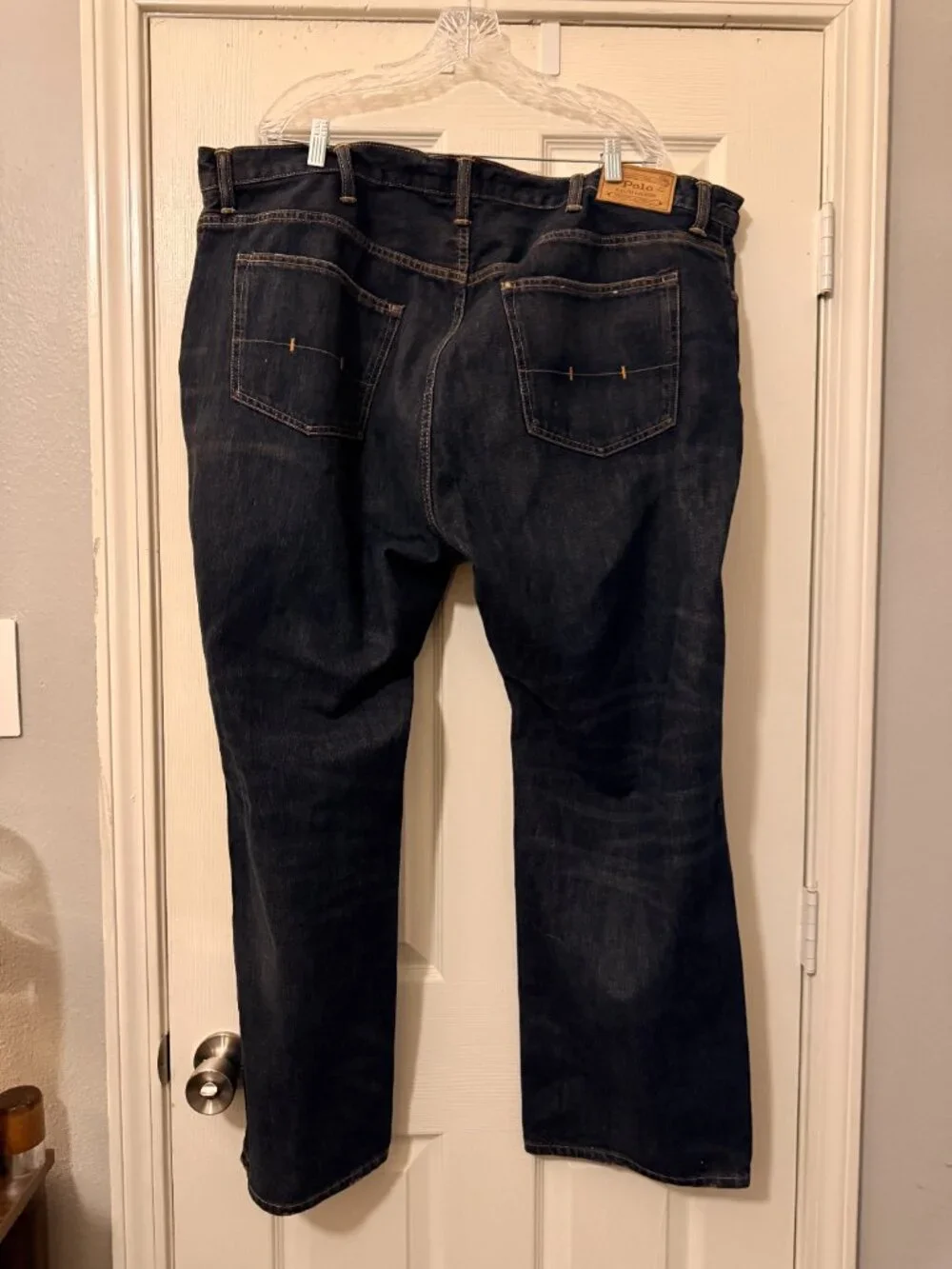 Polo Ralph Lauren Dark Wash Jeans 46x30 Straight Bootcut Denim